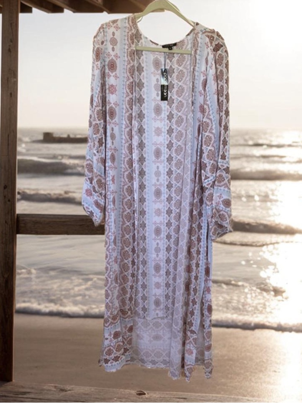 Boho Summer kimono size Medium NWT